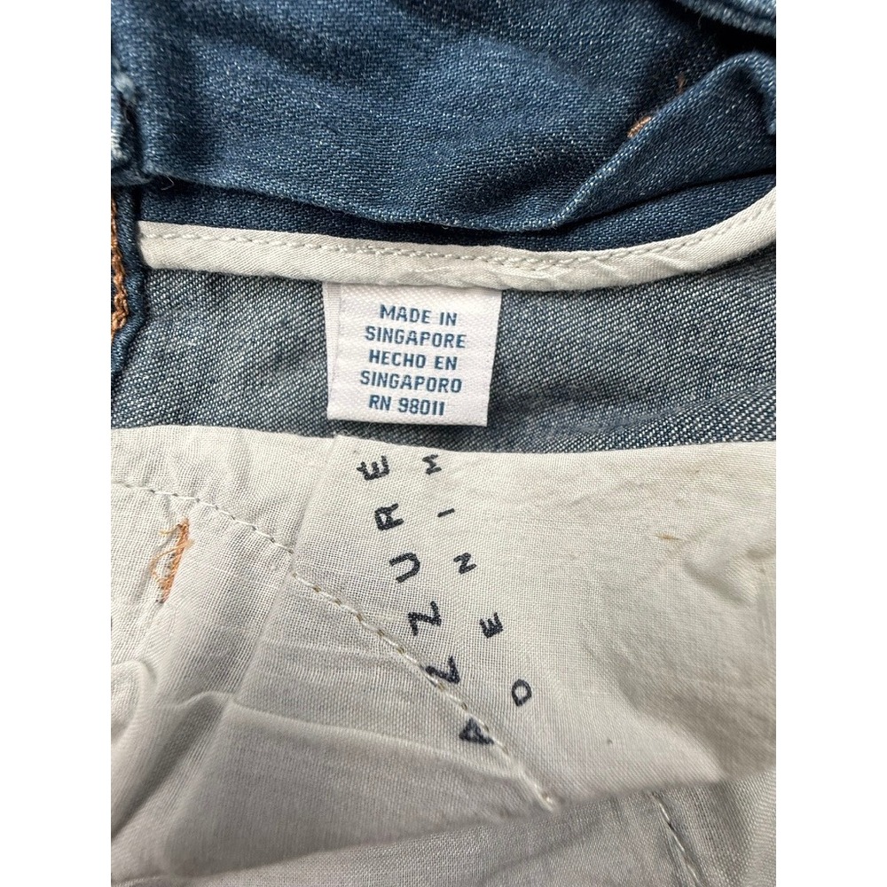 Azzure Love Life Denim Women Flare Jeans Panna Blue Seam Detail L3148 Size 30 - Picture 7 of 12
